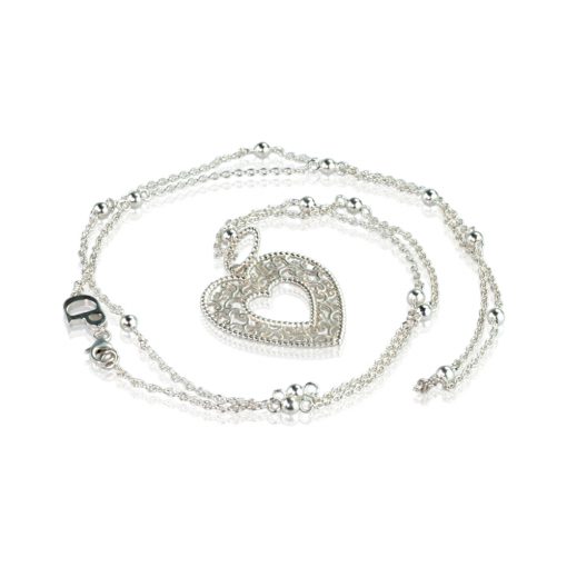 Devis_Palazzi_Silver_Chain_with_openwork_heart-shaped_pendant_front_horizontal